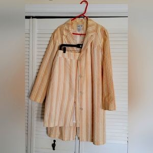 Newport News 2pcs lined Seersucker suit.